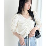 【mily bilet】カジュアルな大人ガーリーテイスト。シャーリング使い膨れジ… | Classical Elf  | 詳細画像2 
