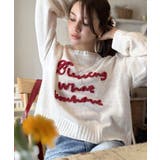 【mily bilet】デイリースタイルを華やかに彩る。コード刺繍ネップニットプ… | Classical Elf  | 詳細画像1 