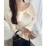 大人フェミニンを叶える♪オフショル2WAYオーガンジーリボンプルオーバー | Classical Elf | 詳細画像7