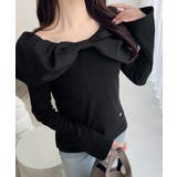 大人フェミニンを叶える♪オフショル2WAYオーガンジーリボンプルオーバー | Classical Elf | 詳細画像10