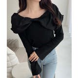 大人フェミニンを叶える♪オフショル2WAYオーガンジーリボンプルオーバー | Classical Elf | 詳細画像15