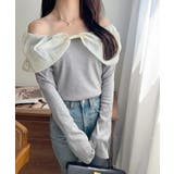 大人フェミニンを叶える♪オフショル2WAYオーガンジーリボンプルオーバー | Classical Elf | 詳細画像19