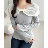 大人フェミニンを叶える♪オフショル2WAYオーガンジーリボンプルオーバー | Classical Elf | 詳細画像20