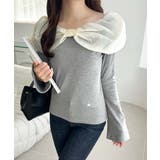 大人フェミニンを叶える♪オフショル2WAYオーガンジーリボンプルオーバー | Classical Elf | 詳細画像22