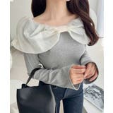 大人フェミニンを叶える♪オフショル2WAYオーガンジーリボンプルオーバー | Classical Elf | 詳細画像23