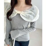 大人フェミニンを叶える♪オフショル2WAYオーガンジーリボンプルオーバー | Classical Elf | 詳細画像30