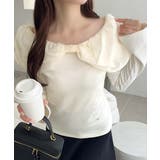 大人フェミニンを叶える♪オフショル2WAYオーガンジーリボンプルオーバー | Classical Elf | 詳細画像1