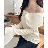 大人フェミニンを叶える♪オフショル2WAYオーガンジーリボンプルオーバー | Classical Elf | 詳細画像6