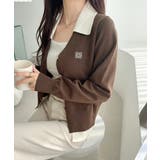 【mily bilet】着るだけ完成、コーデ迷子にさよなら♪胸刺繍ダブルカラーレ… | Classical Elf | 詳細画像29