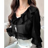 【mily bilet】透け感シフォンが軽やかに映える◎ドットシャイニーシアーリ… | Classical Elf | 詳細画像7