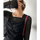 ブラック | 【mily bilet】トレンドの愛されアイテム。アシメシアーレースギャザープル… | Classical Elf 