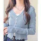 【mily bilet】透け感と上品なきらめきで魅せる♪ 透かし編みシルバーボタ… | Classical Elf | 詳細画像23