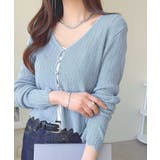 【mily bilet】透け感と上品なきらめきで魅せる♪ 透かし編みシルバーボタ… | Classical Elf | 詳細画像24