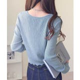 【mily bilet】透け感と上品なきらめきで魅せる♪ 透かし編みシルバーボタ… | Classical Elf | 詳細画像30