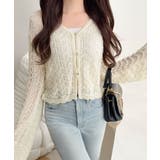 【mily bilet】“涼しげ×あざと可愛い”の最強タッグ♪透かし編みシェル釦… | Classical Elf | 詳細画像4