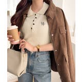 【mily bilet】配色×くすみカラーで魅せる、ずるい清楚さ。配色ラインポロ… | Classical Elf | 詳細画像7