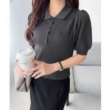 【mily bilet】配色×くすみカラーで魅せる、ずるい清楚さ。配色ラインポロ… | Classical Elf | 詳細画像9