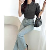 【mily bilet】配色×くすみカラーで魅せる、ずるい清楚さ。配色ラインポロ… | Classical Elf | 詳細画像11