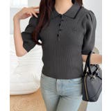 【mily bilet】配色×くすみカラーで魅せる、ずるい清楚さ。配色ラインポロ… | Classical Elf | 詳細画像12