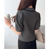 【mily bilet】配色×くすみカラーで魅せる、ずるい清楚さ。配色ラインポロ… | Classical Elf | 詳細画像13