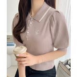 【mily bilet】配色×くすみカラーで魅せる、ずるい清楚さ。配色ラインポロ… | Classical Elf | 詳細画像15