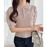 【mily bilet】配色×くすみカラーで魅せる、ずるい清楚さ。配色ラインポロ… | Classical Elf | 詳細画像16