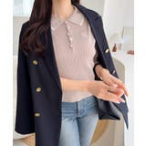 【mily bilet】配色×くすみカラーで魅せる、ずるい清楚さ。配色ラインポロ… | Classical Elf | 詳細画像21