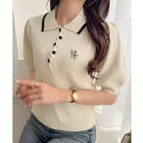 【mily bilet】配色×くすみカラーで魅せる、ずるい清楚さ。配色ラインポロ… | Classical Elf | 詳細画像1