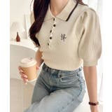 【mily bilet】配色×くすみカラーで魅せる、ずるい清楚さ。配色ラインポロ… | Classical Elf | 詳細画像2