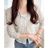 花柄アイボリー | 【mily bilet】カジュアルと清楚のドッキング。大人可愛い軽やかな一枚♪フ… | Classical Elf