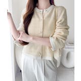 【mily bilet】甘さに恋して、気品きらり♪ツイードニットパールボタンカー… | Classical Elf  | 詳細画像8 