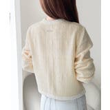 【mily bilet】甘さに恋して、気品きらり♪ツイードニットパールボタンカー… | Classical Elf  | 詳細画像9 