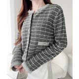 【mily bilet】甘さに恋して、気品きらり♪ツイードニットパールボタンカー… | Classical Elf  | 詳細画像19 