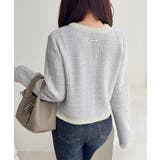 【mily bilet】甘さに恋して、気品きらり♪ツイードニットパールボタンカー… | Classical Elf  | 詳細画像26 