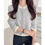 【mily bilet】甘さに恋して、気品きらり♪ツイードニットパールボタンカー… | Classical Elf  | 詳細画像27 