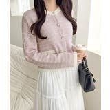 【mily bilet】甘さに恋して、気品きらり♪ツイードニットパールボタンカー… | Classical Elf  | 詳細画像33 