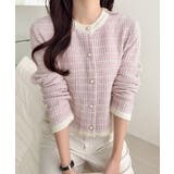 【mily bilet】甘さに恋して、気品きらり♪ツイードニットパールボタンカー… | Classical Elf  | 詳細画像37 