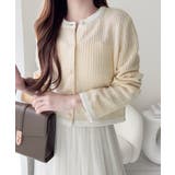 【mily bilet】甘さに恋して、気品きらり♪ツイードニットパールボタンカー… | Classical Elf  | 詳細画像5 