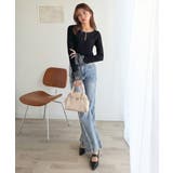 【mily bilet】大人フェミニンを叶える。袖フリルレースヘンリーネックトッ… | Classical Elf | 詳細画像12