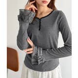 【mily bilet】大人フェミニンを叶える。袖フリルレースヘンリーネックトッ… | Classical Elf | 詳細画像21