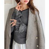 【mily bilet】大人フェミニンを叶える。袖フリルレースヘンリーネックトッ… | Classical Elf | 詳細画像25