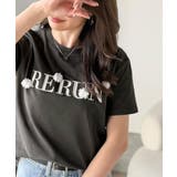 【mily bilet】フロント刺繍でさりげなく華やぐ♪ 立体花モチーフTシャツ… | Classical Elf | 詳細画像11