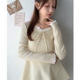 【mily bilet】甘さをひとさじ、華やぐ大人ガーリー。レースレイヤード風ギ… | Classical Elf | 詳細画像7
