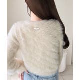 【mily bilet】大人可愛い、愛されニット。パール調ボタン使いキルティング… | Classical Elf | 詳細画像7