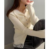 【mily bilet】顔周り、可愛く盛れちゃう!レースドッキング ランダムリブ… | Classical Elf | 詳細画像4