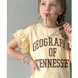 イエロー | 【mily bilet】【キッズ】 親子リンクコーデ可能◎ダブルフリル袖カレッジ… | Classical Elf kids