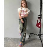 【mily bilet】【キッズ】 親子リンクコーデ可能◎ダブルフリル袖カレッジ… | Classical Elf kids | 詳細画像2 