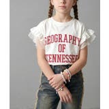 【mily bilet】【キッズ】 親子リンクコーデ可能◎ダブルフリル袖カレッジ… | Classical Elf kids | 詳細画像5 