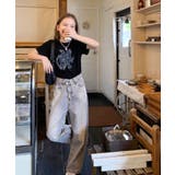 【キッズ】親子リンクコーデ可能♪毎日着せたい 綿100％デニムワッペンフリンジ使… | Classical Elf kids | 詳細画像12 