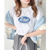ホワイト | レトロムードが際立つ。綿100%オーバルロゴTシャツ | Classical Elf 